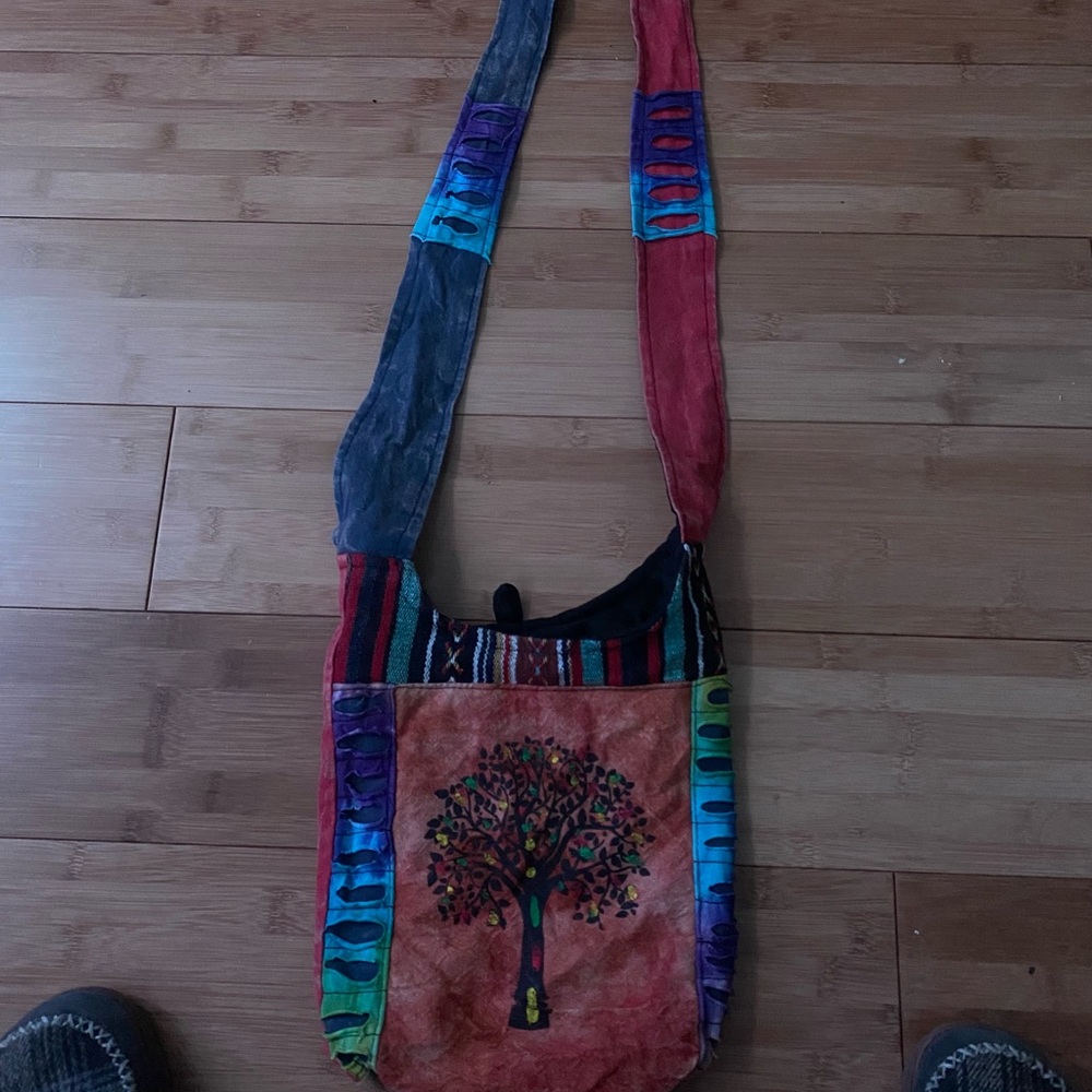 Colorful Tree Design Women's Bag